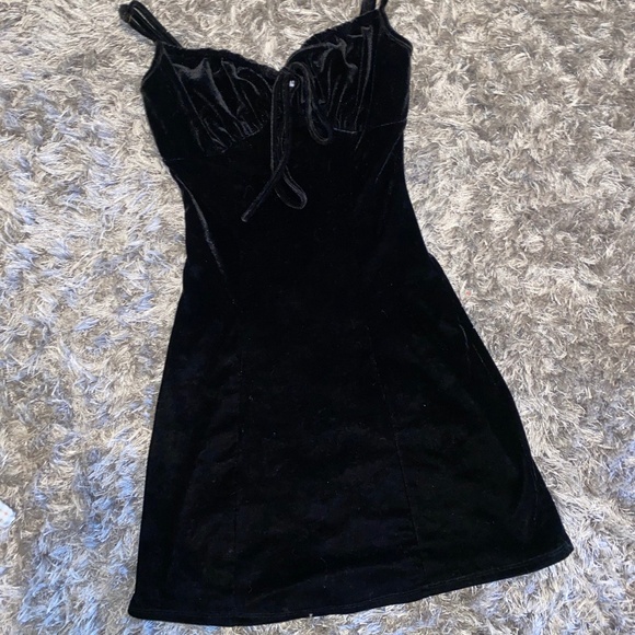 Black Mini Dress - Picture 2 of 5